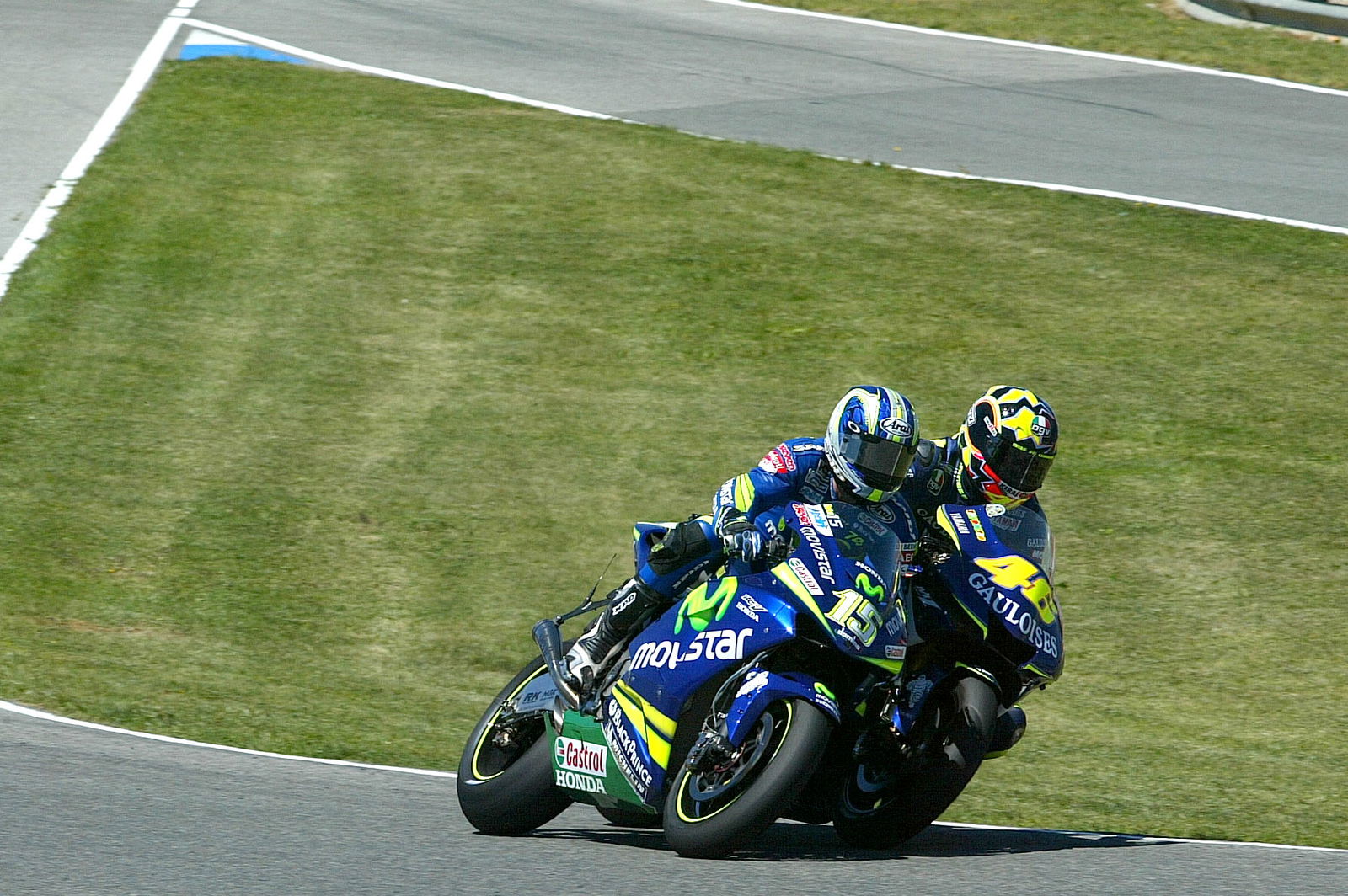 Valentino Rossi, Sete Gibernau, 2005 Spanish MotoGP