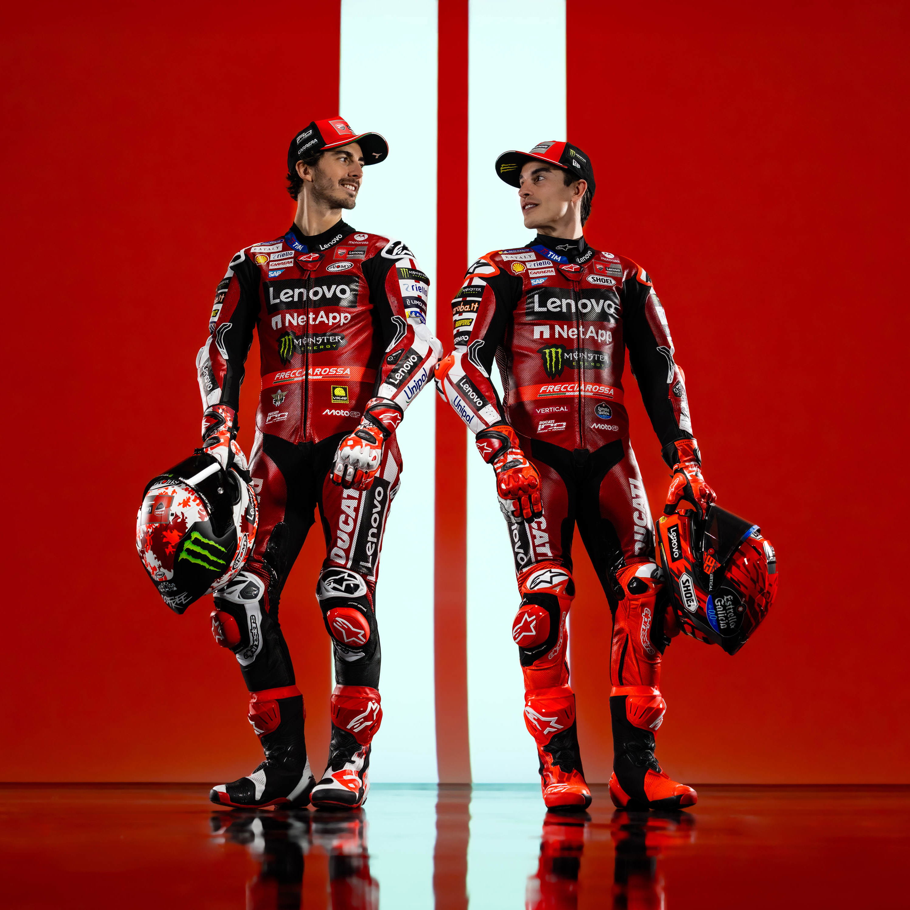 Pecco Bagnaia, Marc Marquez, 2026 Ducati livery