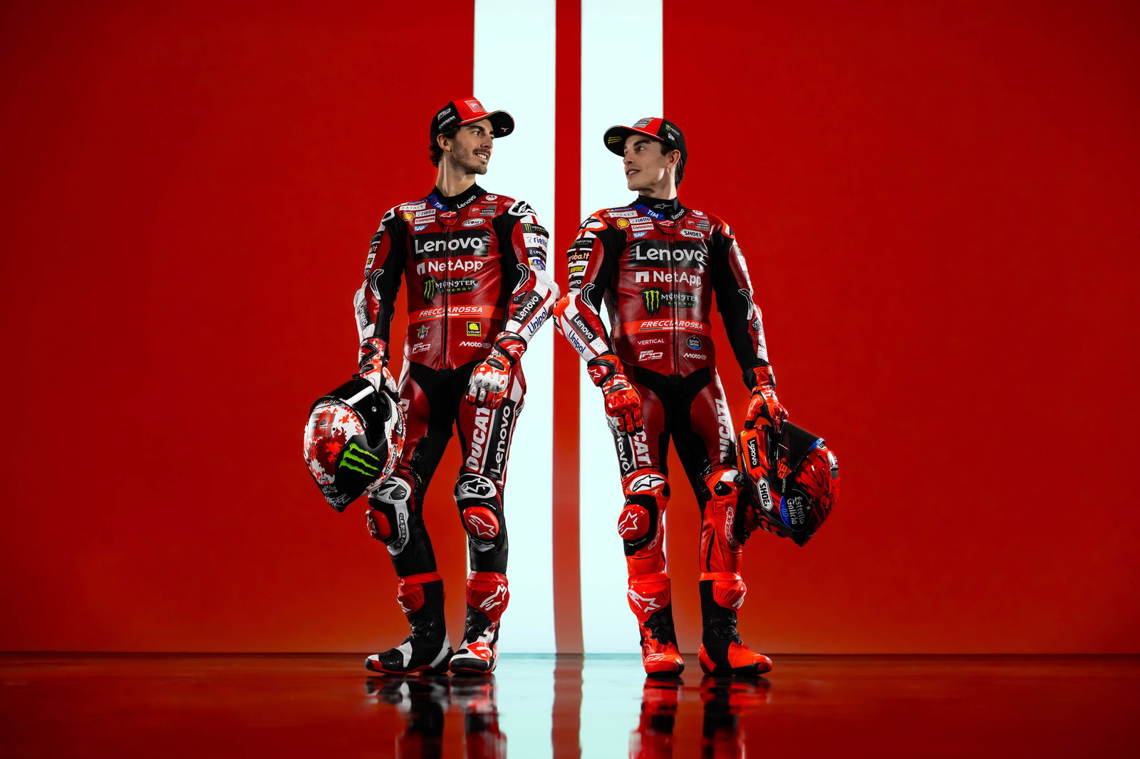 Pecco Bagnaia, Marc Marquez, 2026 Ducati livery