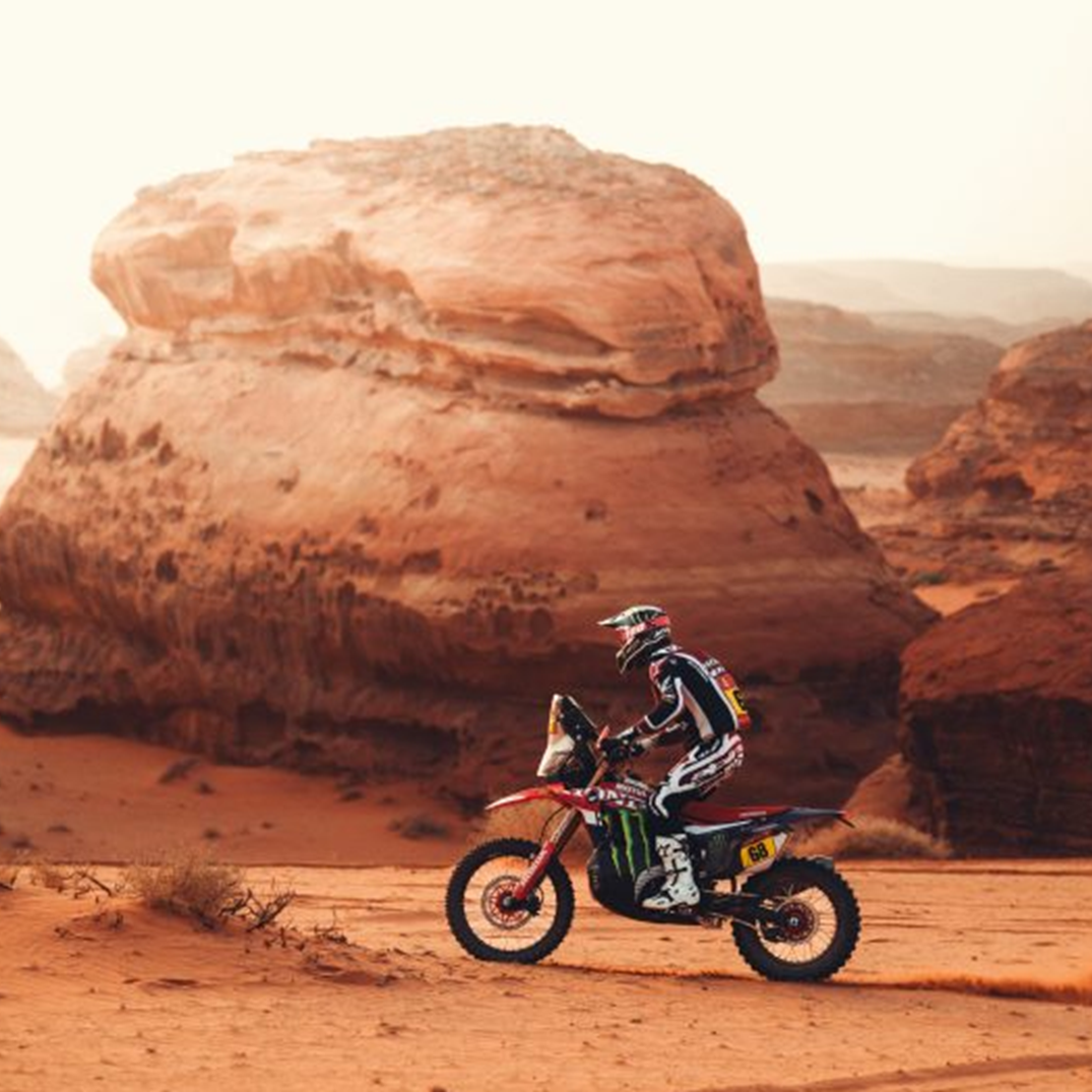 Toscha Schareina, 2026 Dakar Rally. Credit: Honda Racing Coporation.