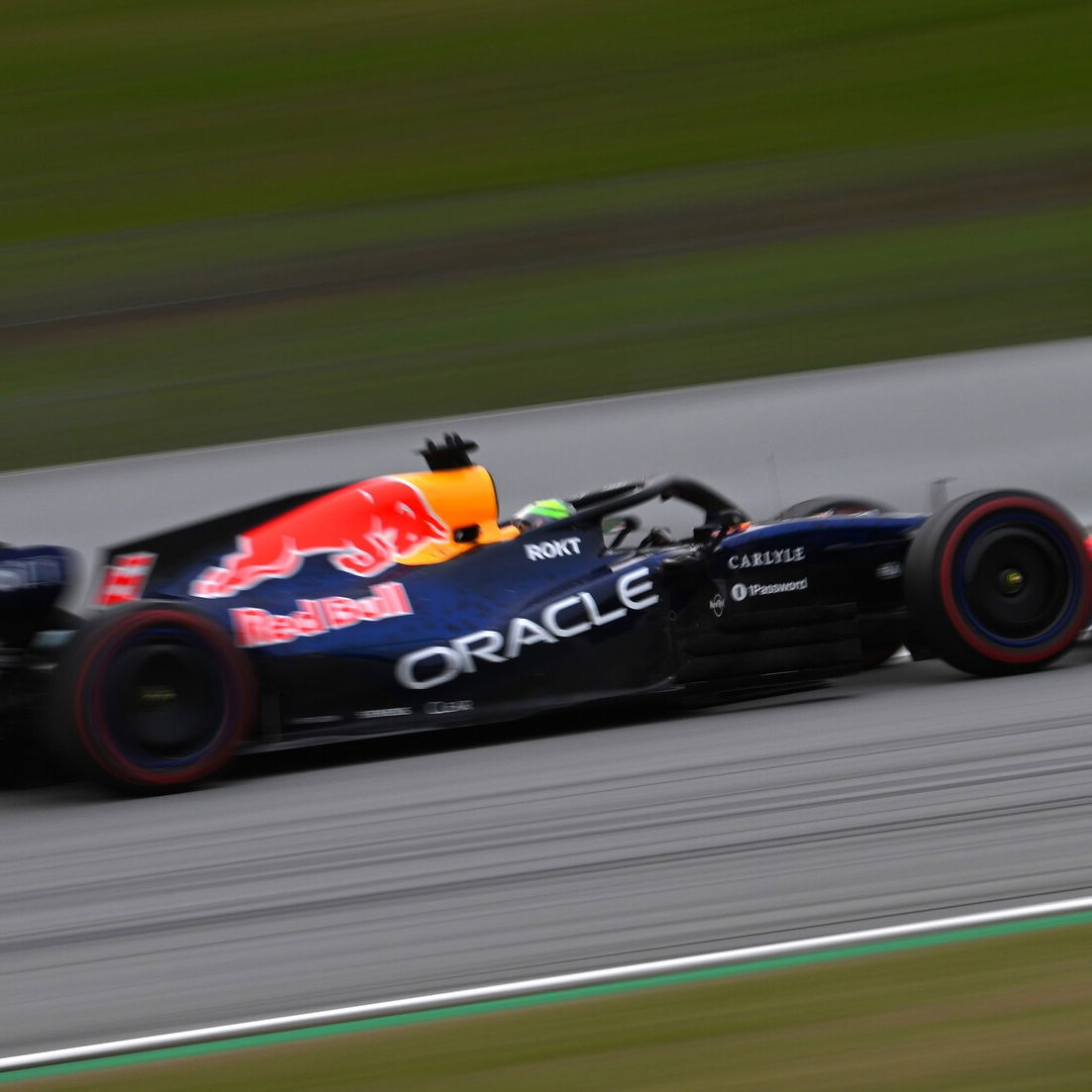 Hadjar crashed on the second day of testing