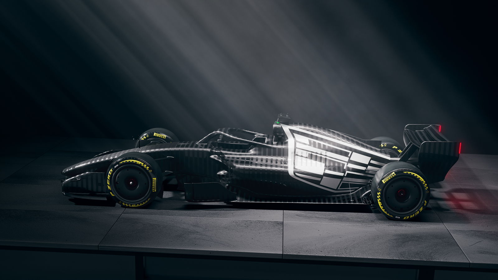 Cadillac unveil stealth livery for private Barcelona F1 test