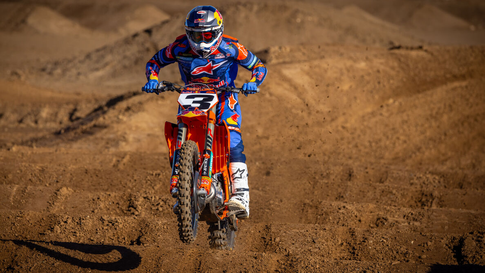 Eli Tomac on KTM 450 SX-F. Credit: KTM/Simon Cudby.