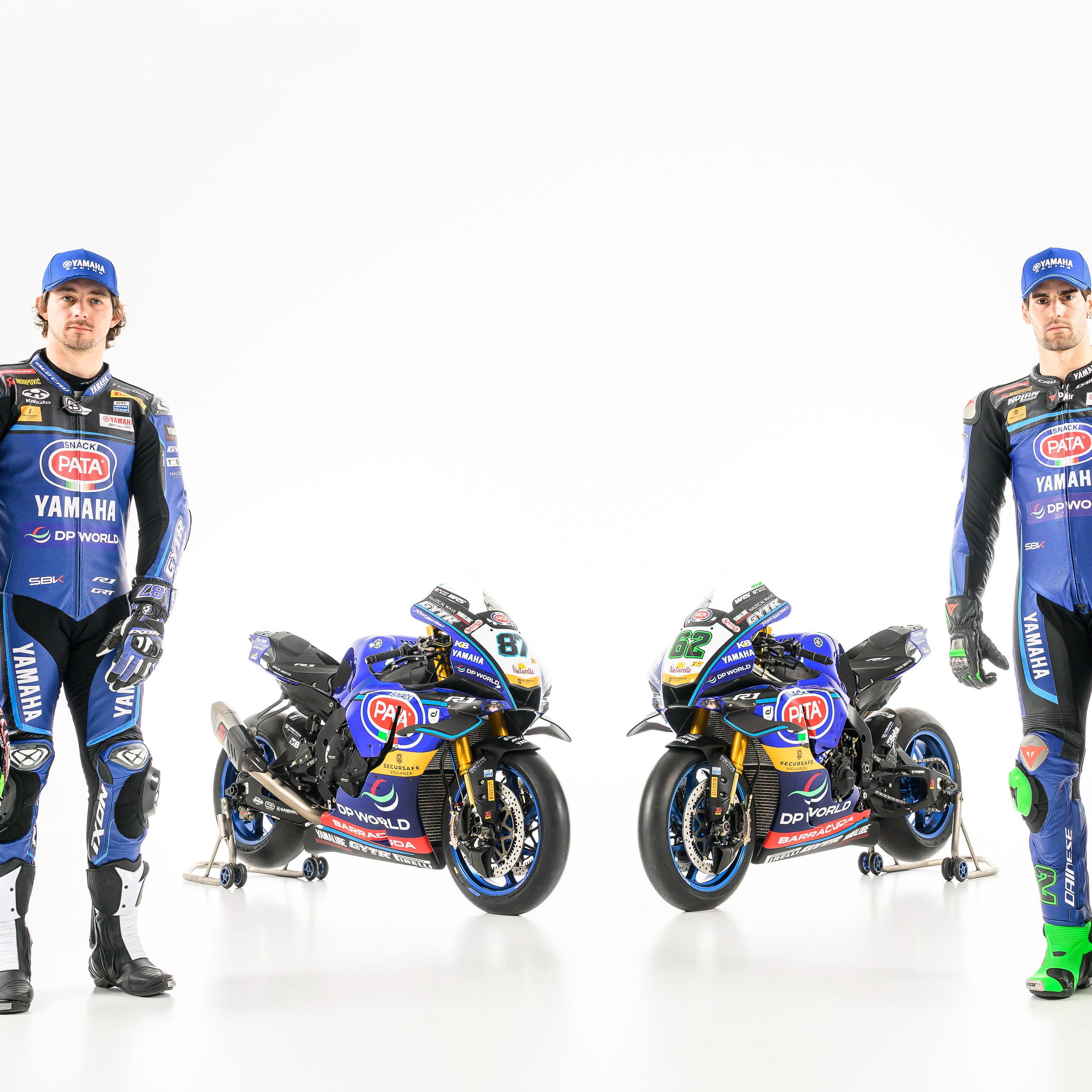 Remy Gardner and Stefano Manzi with 2026 GRT Yamaha. Credit: Yamaha.