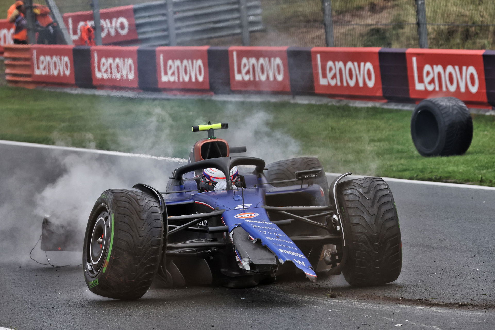 Un fuerte accidente en Zandvoort fue la gota que colmó el vaso