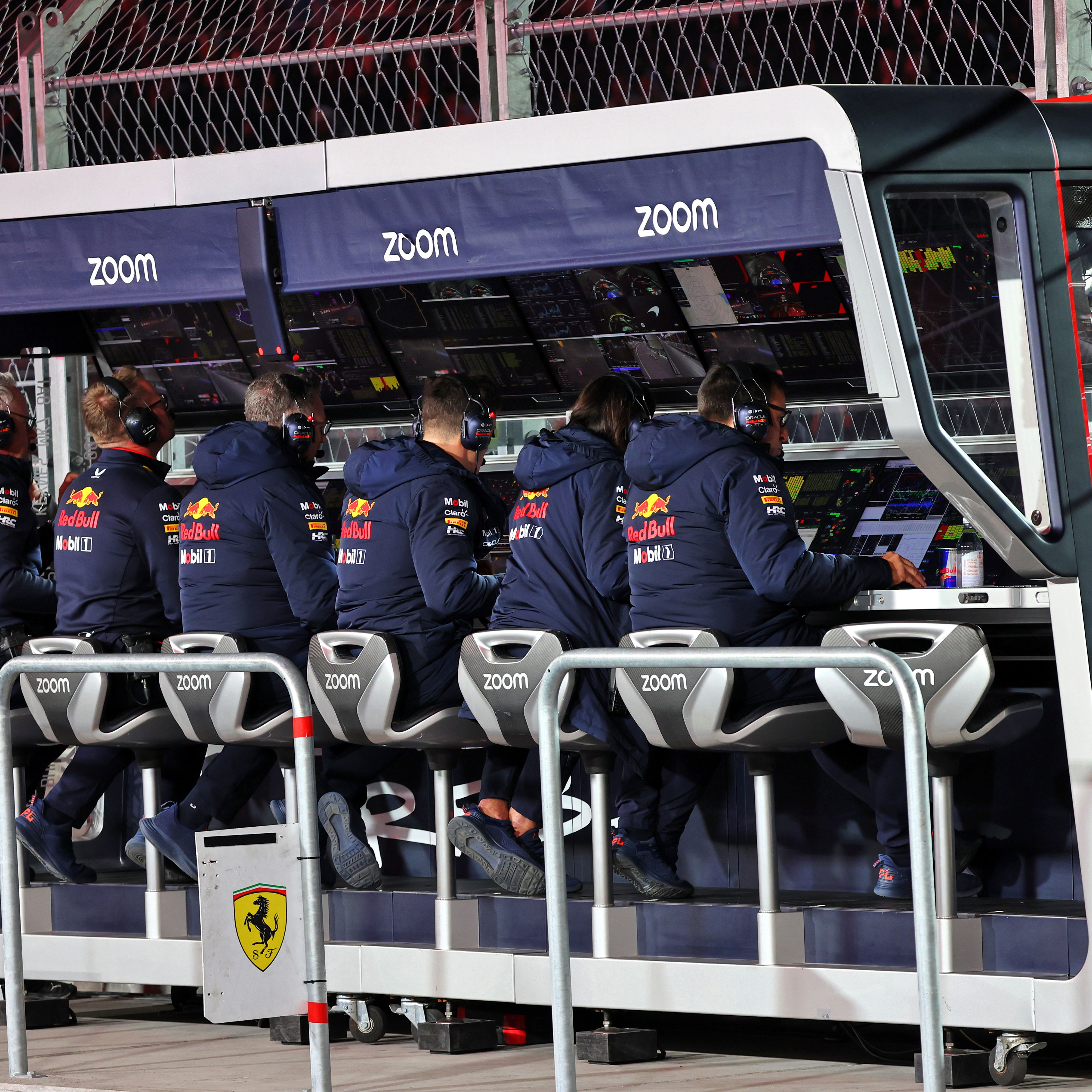 Red Bull F1 pit gantry