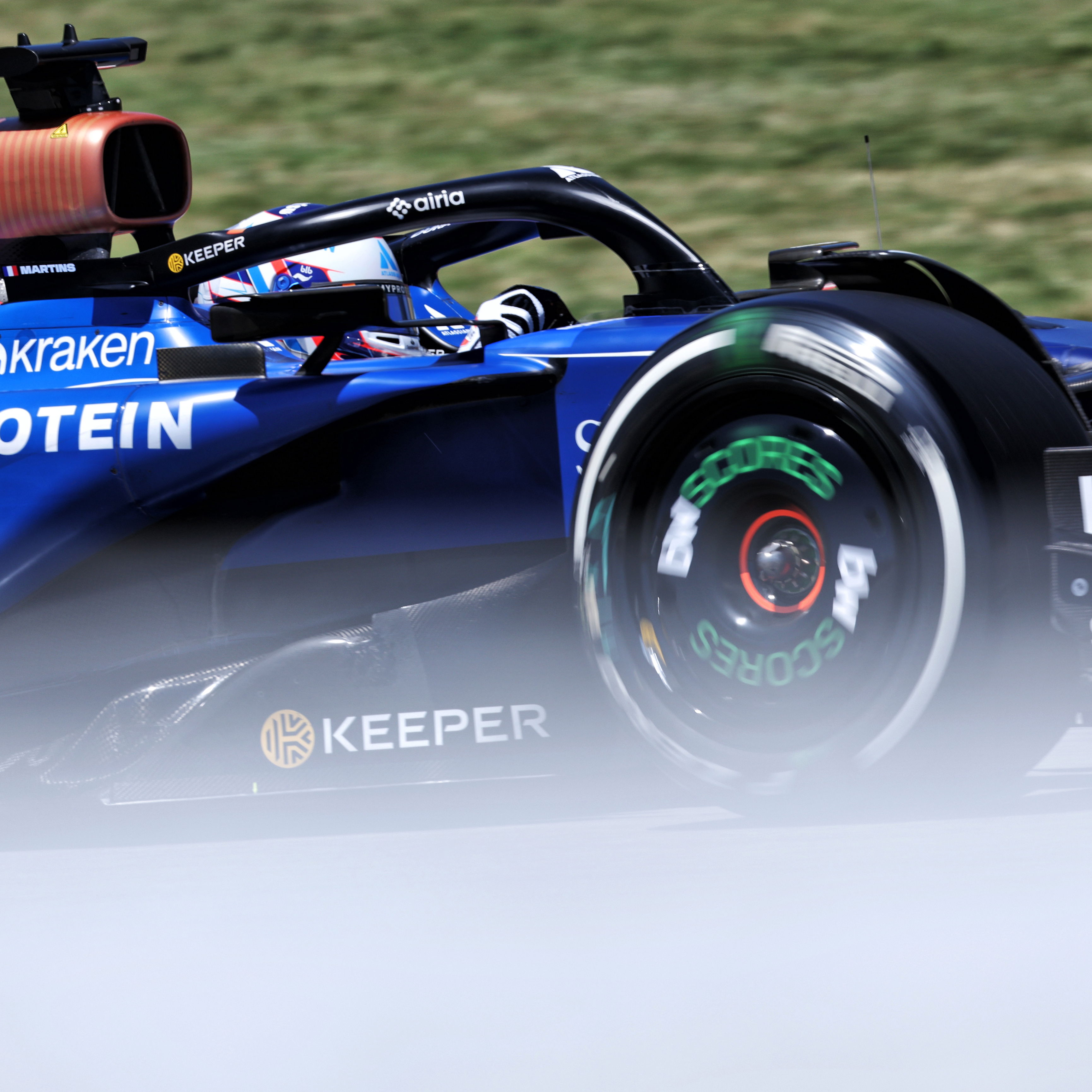 Martins has driven Williams F1 machinery