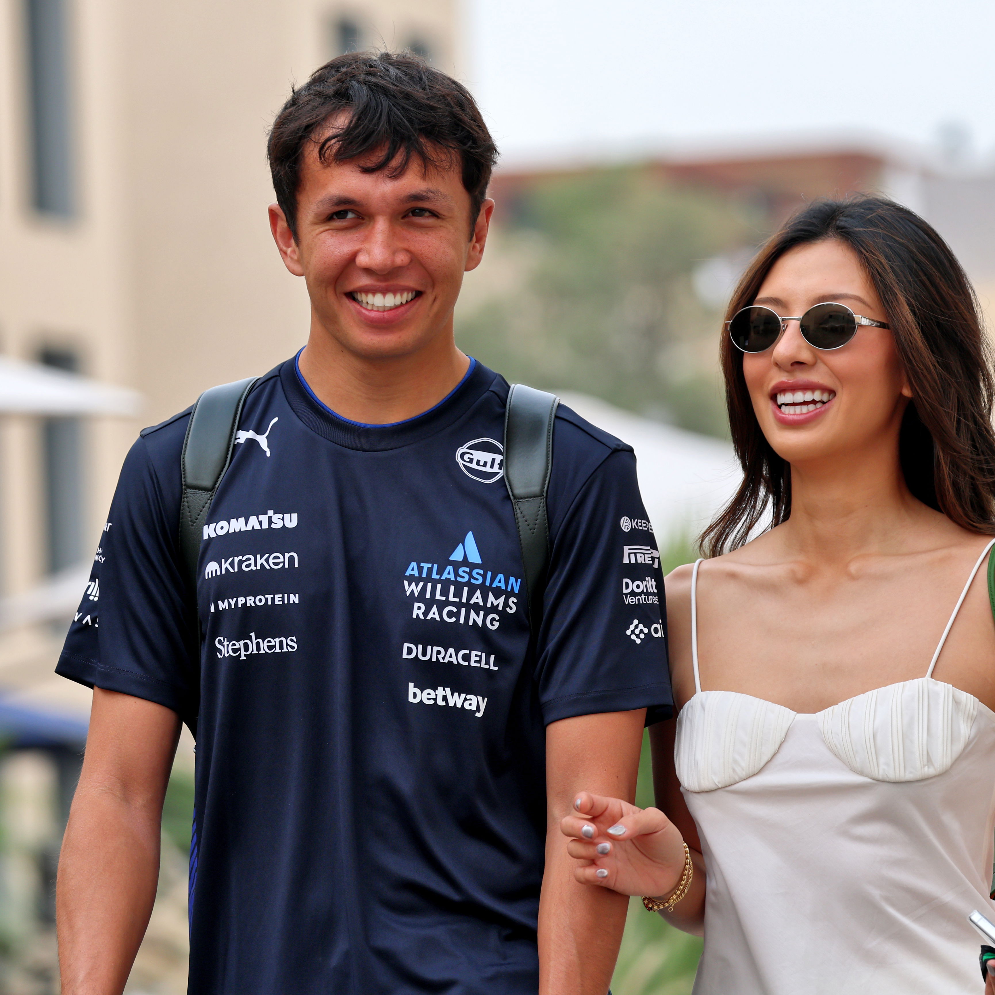 Alex Albon and Lily Muni He 