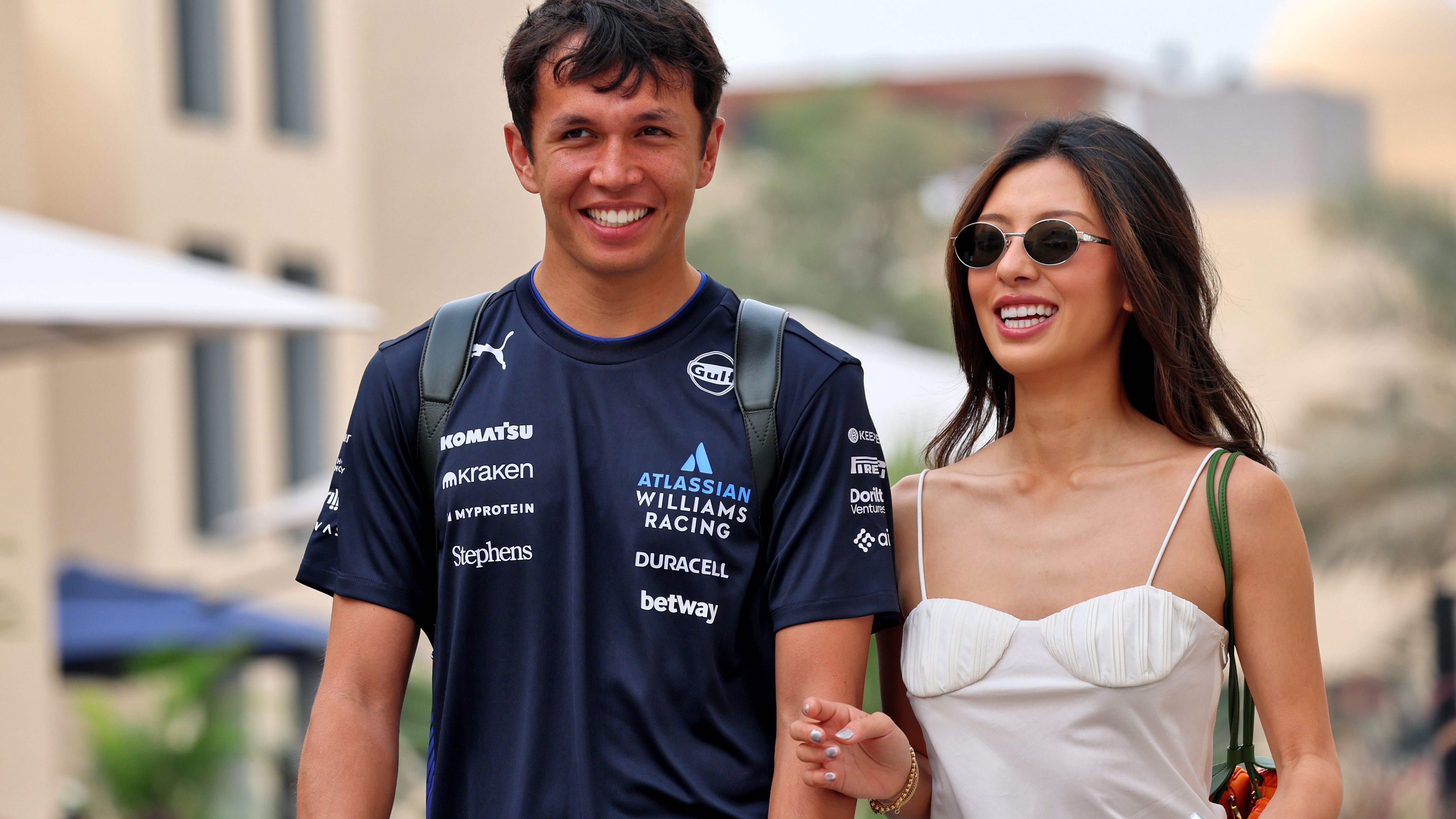 Alex Albon and Lily Muni He 