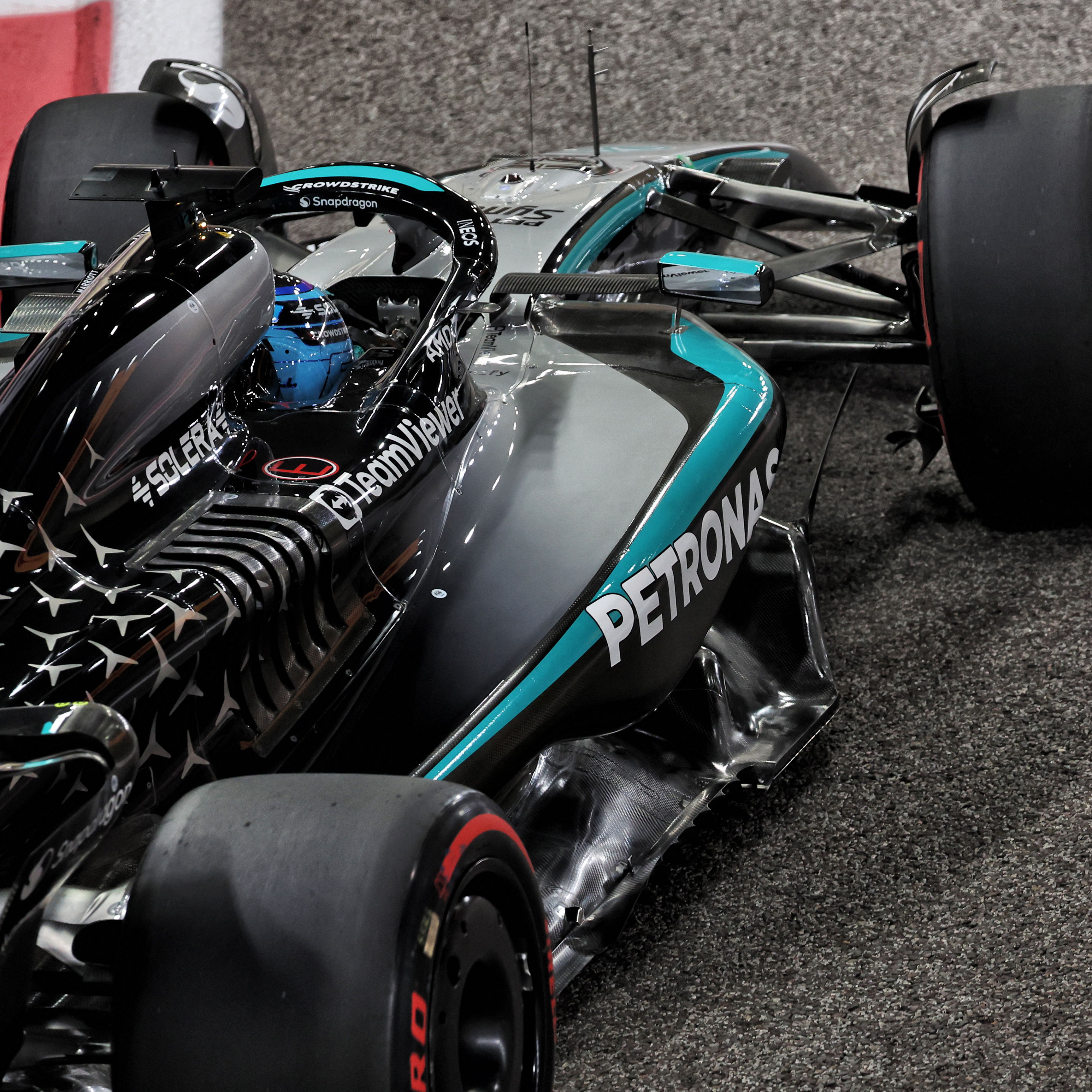 Mercedes secured P2 in the constructors' in 2025