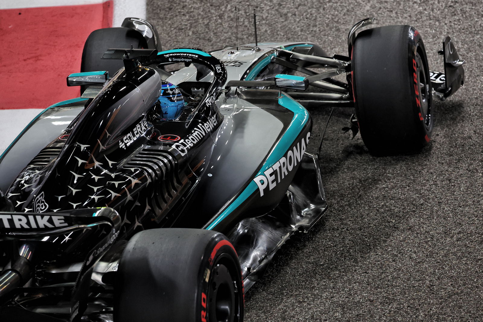 Mercedes secured P2 in the constructors' in 2025