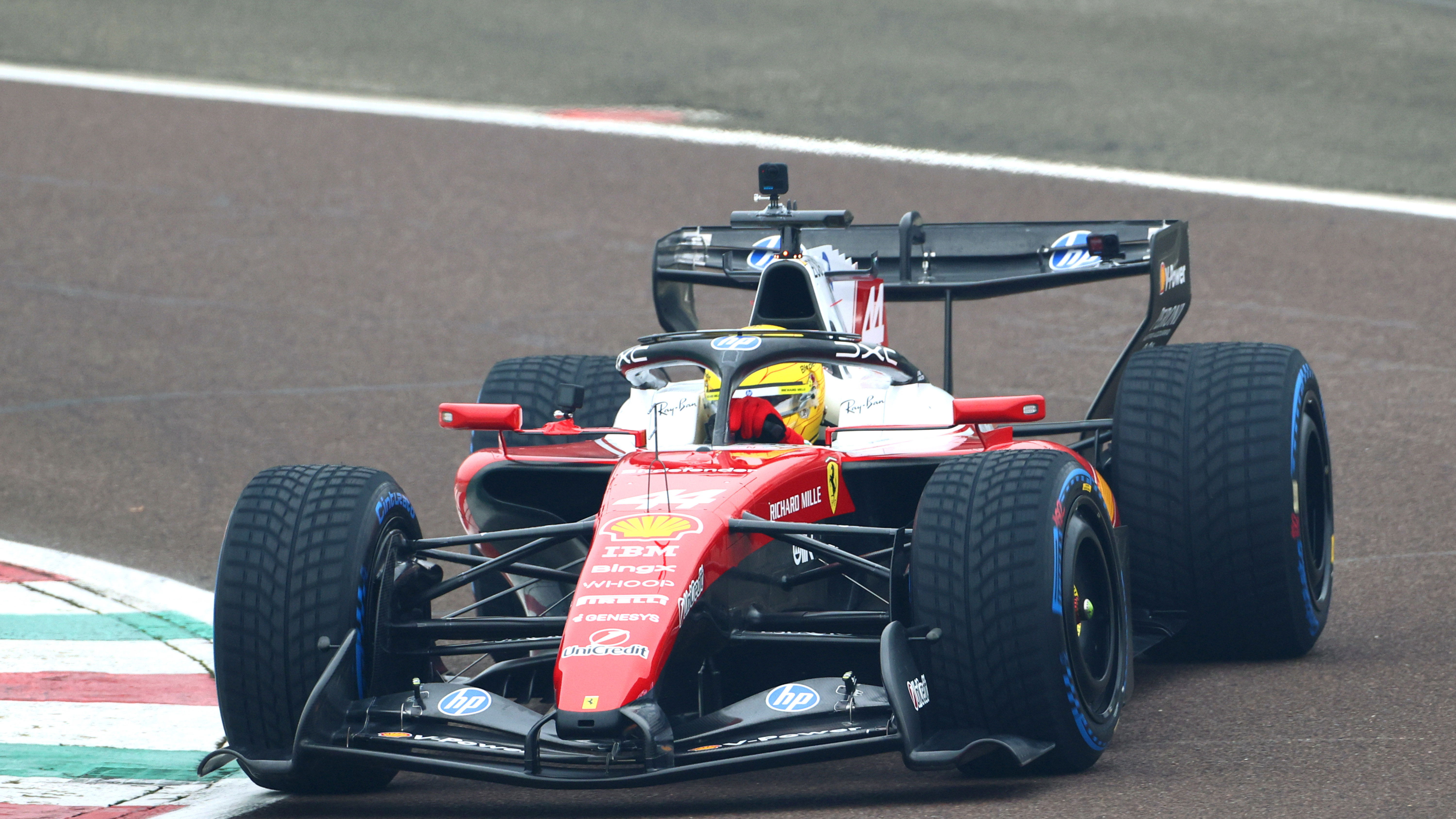 Hamilton on track in the SF-26