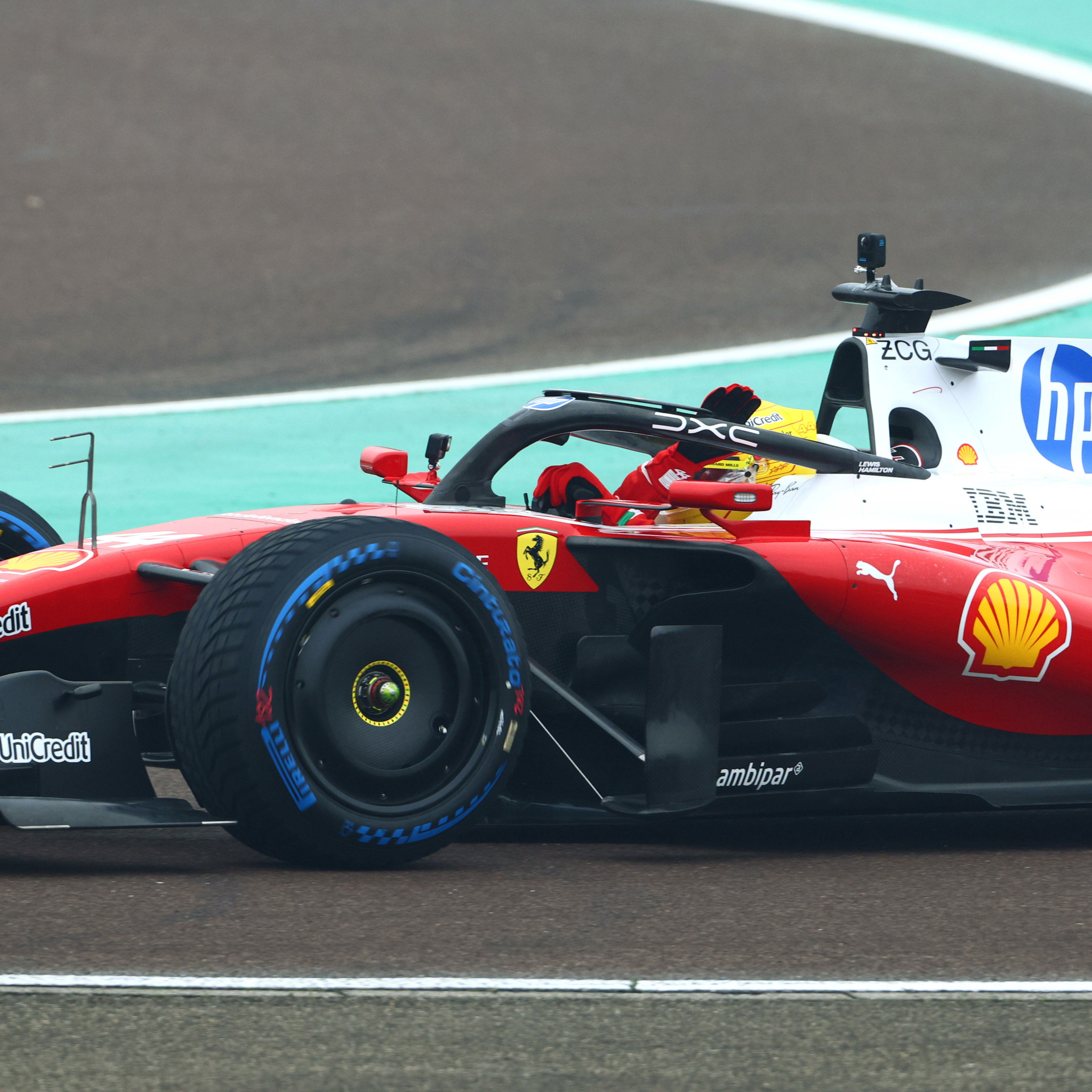 Hamilton shook down Ferrari's 2026 car on Friday