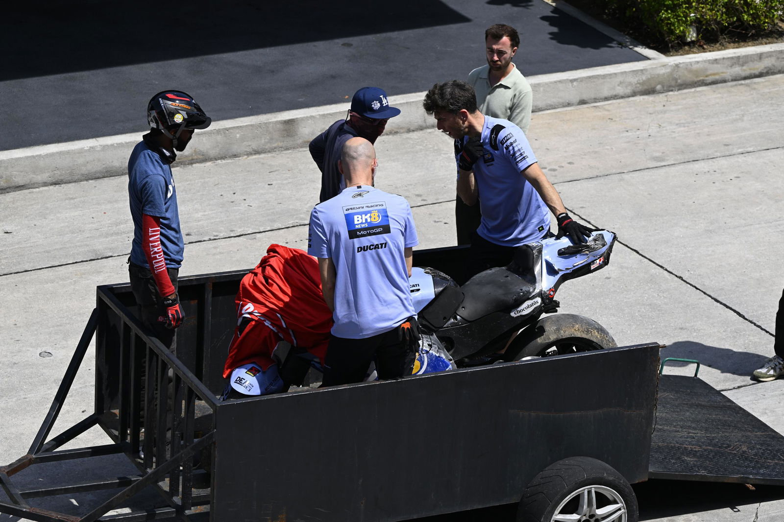 Alex Marquez's Ducati, 2026 Sepang MotoGP Test (Gold&Goose).