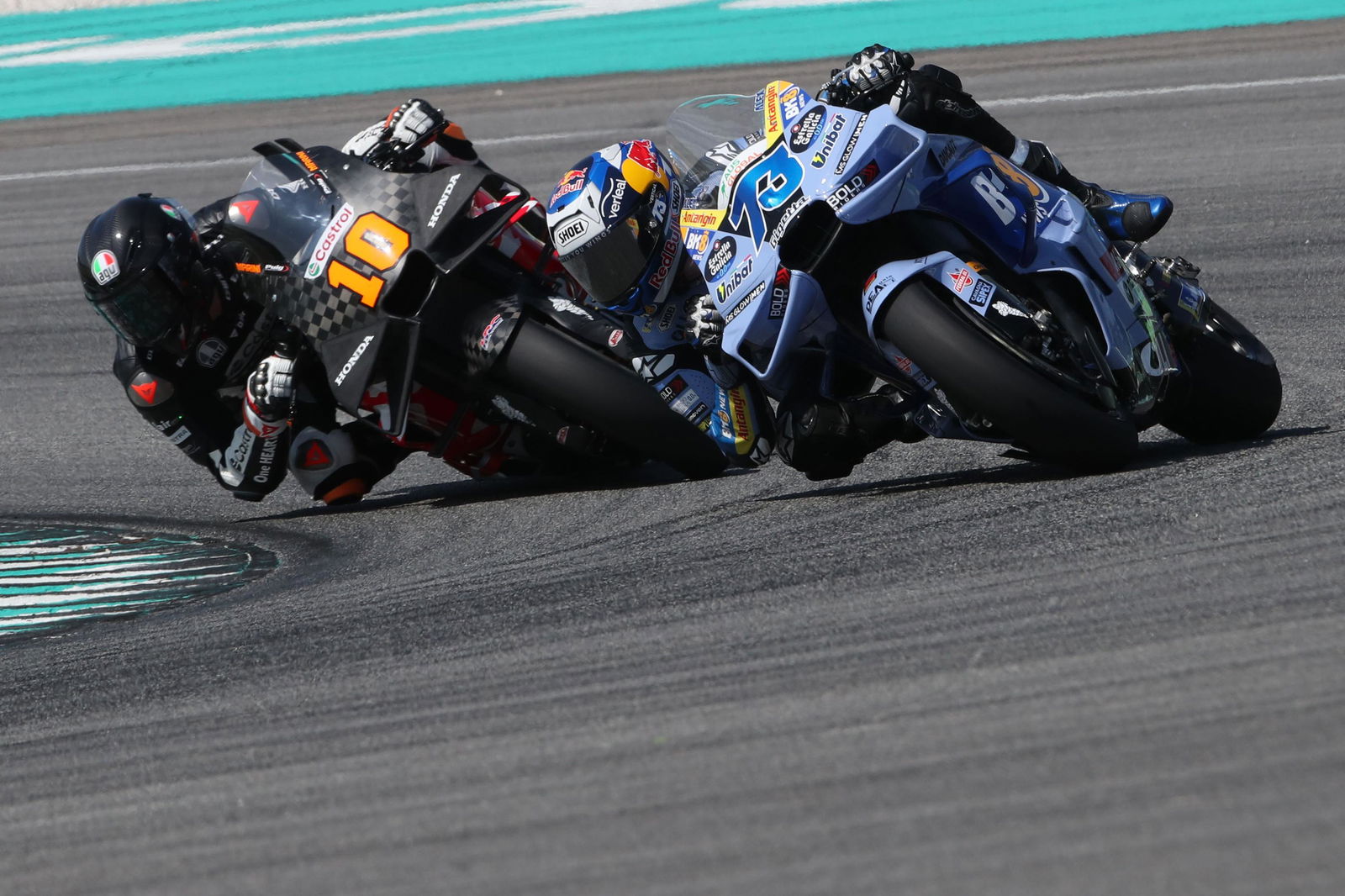 Alex Marquez, Luca Marini, 2026 Sepang MotoGP Test (Gold&Goose).