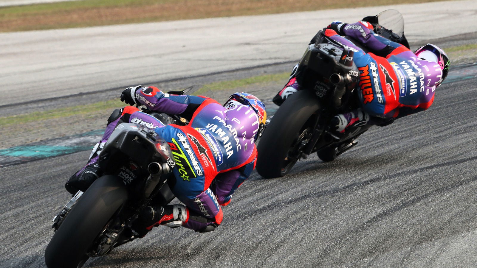 Toprak Razgatlioglu follows Jack Miller, 2026 Sepang MotoGP Test (Gold&Goose).