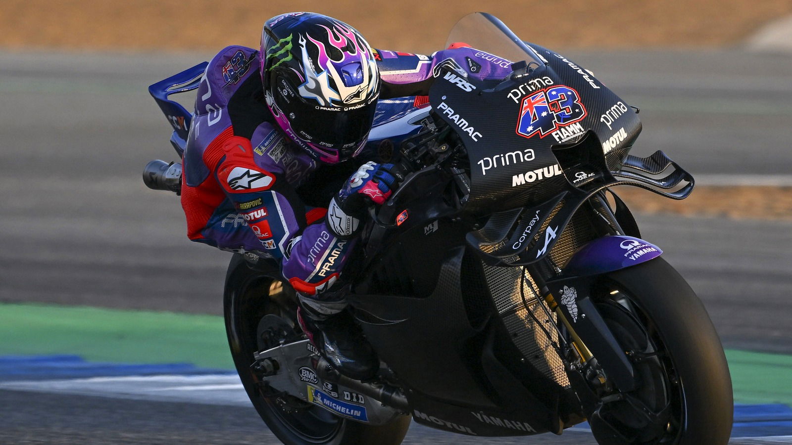 Jack Miller, old front wing, 2026 Buriram MotoGP Test (Gold & Goose).