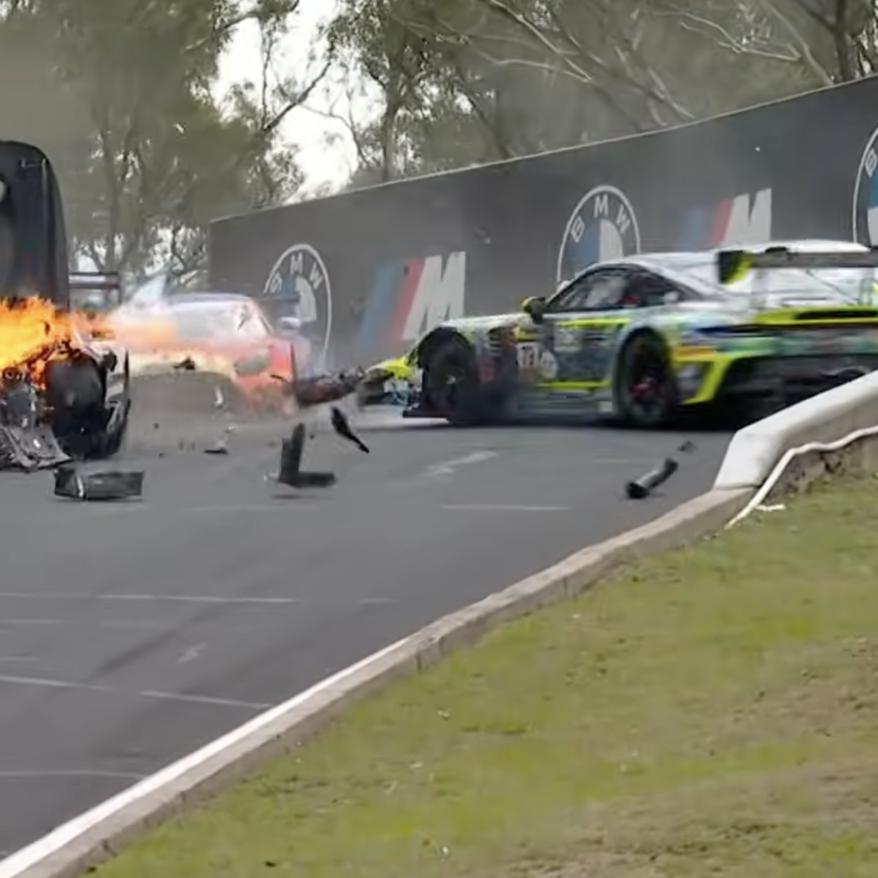 2026 Bathurst 12 Hours Ralf Aron crash