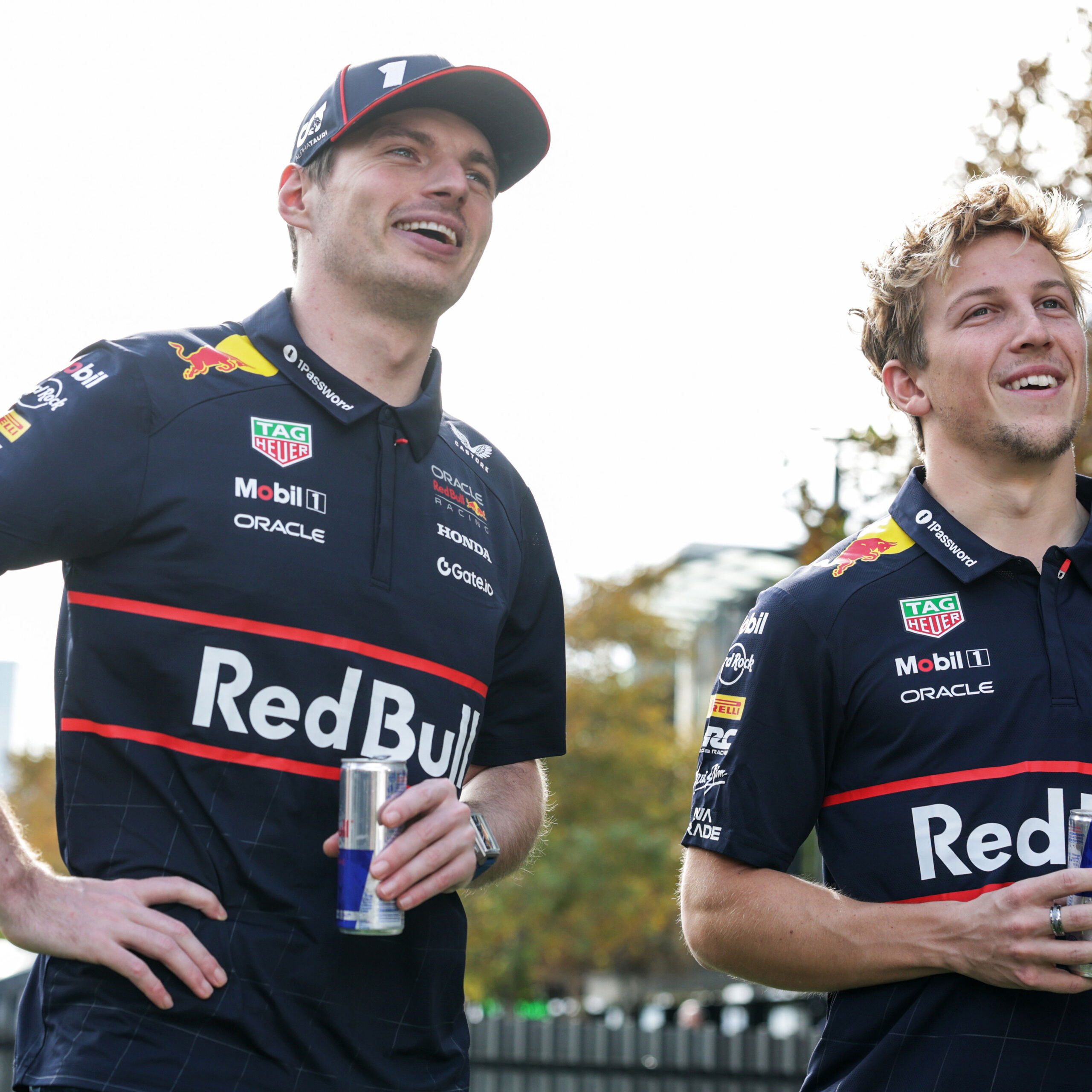 Max Verstappen and Liam Lawson were team-mates for two races