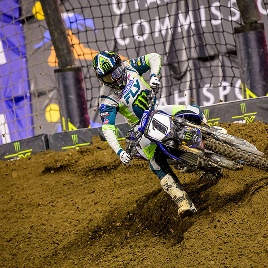 Cooper Webb, 2026 Anaheim 2 AMA Supercross. Credit: Yamaha.