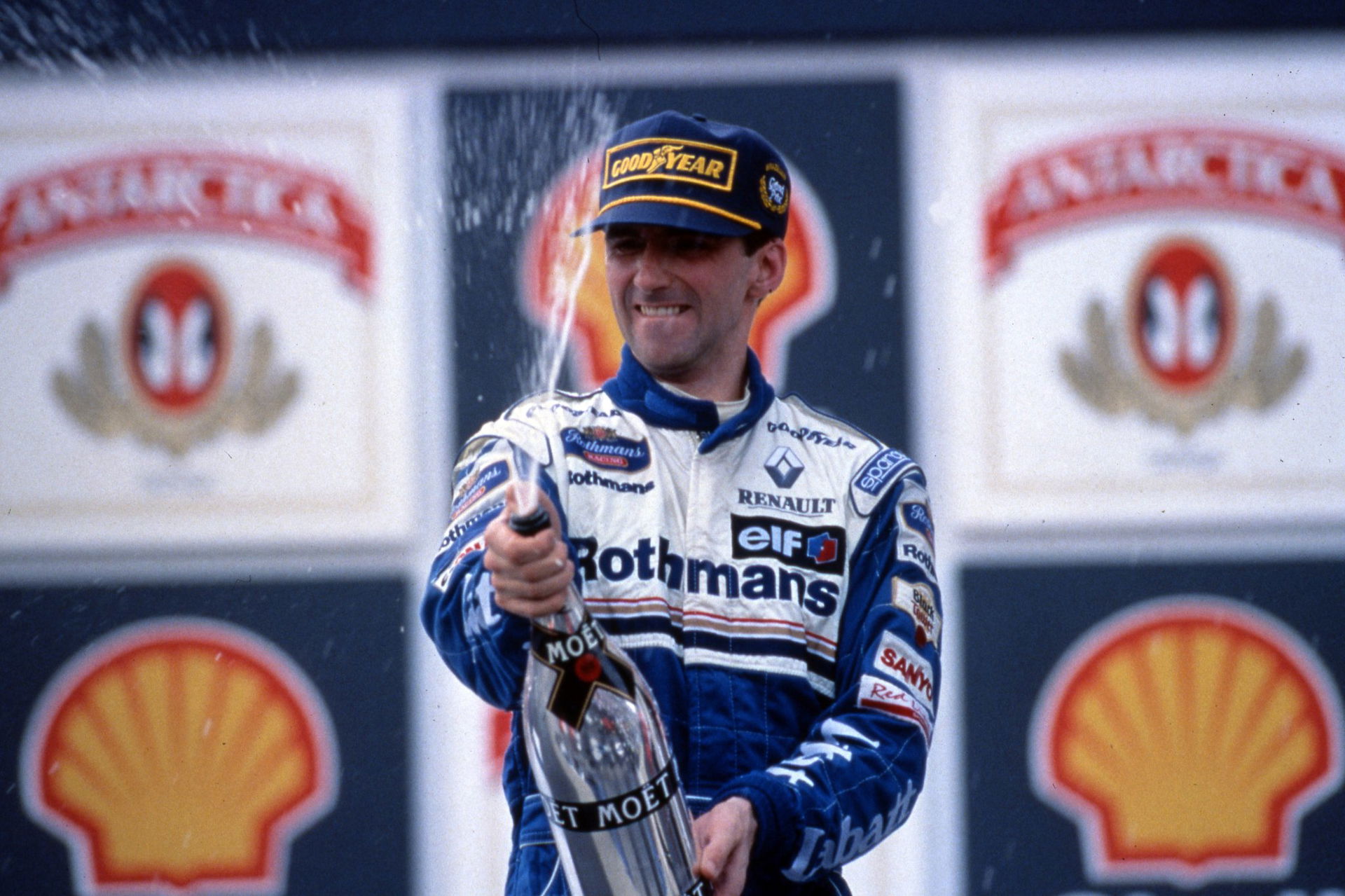Hill won his first and only F1 world title in 1996