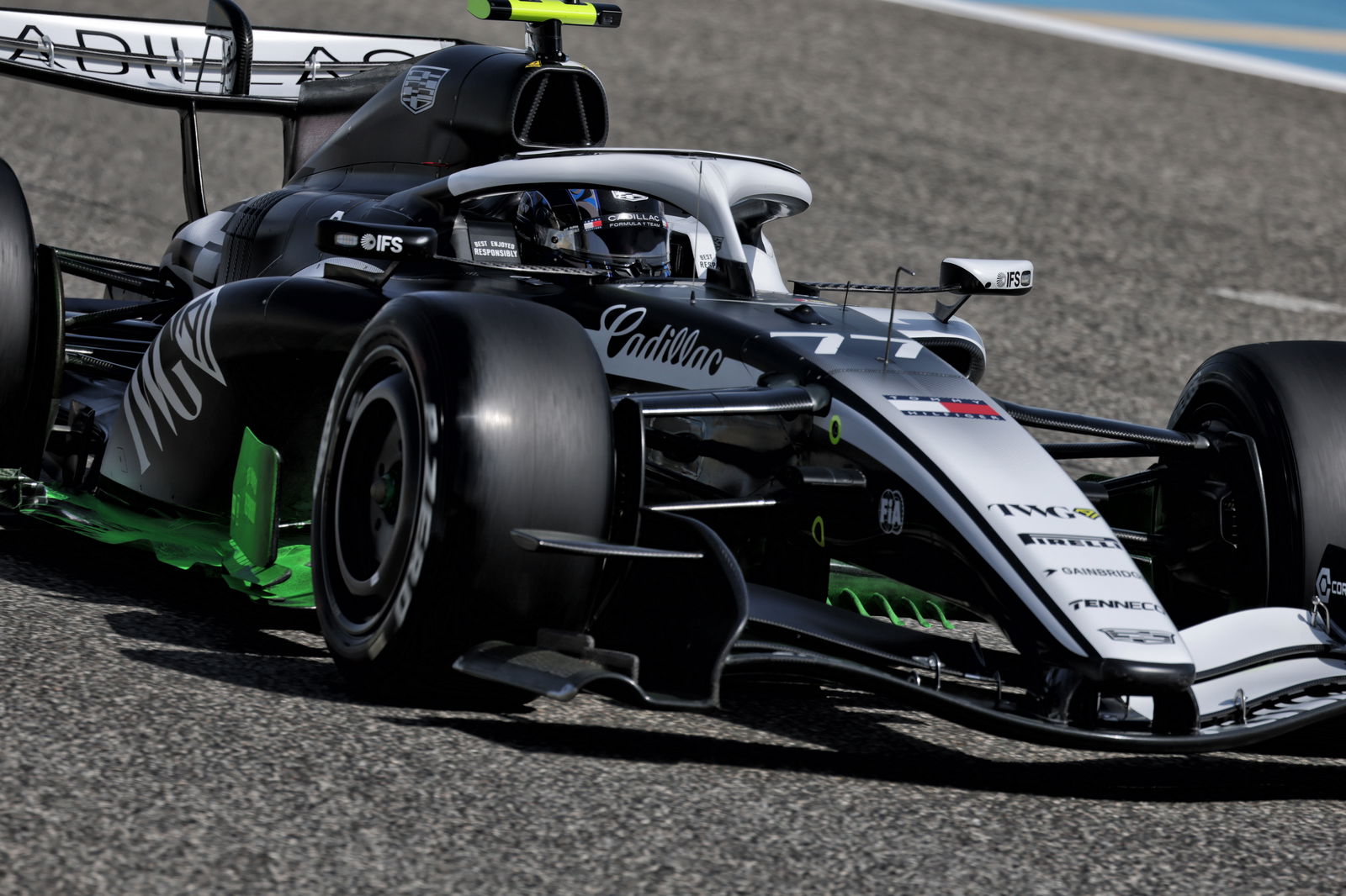 Valtteri Bottas, Cadillac F1 team, 2026 Bahrain test