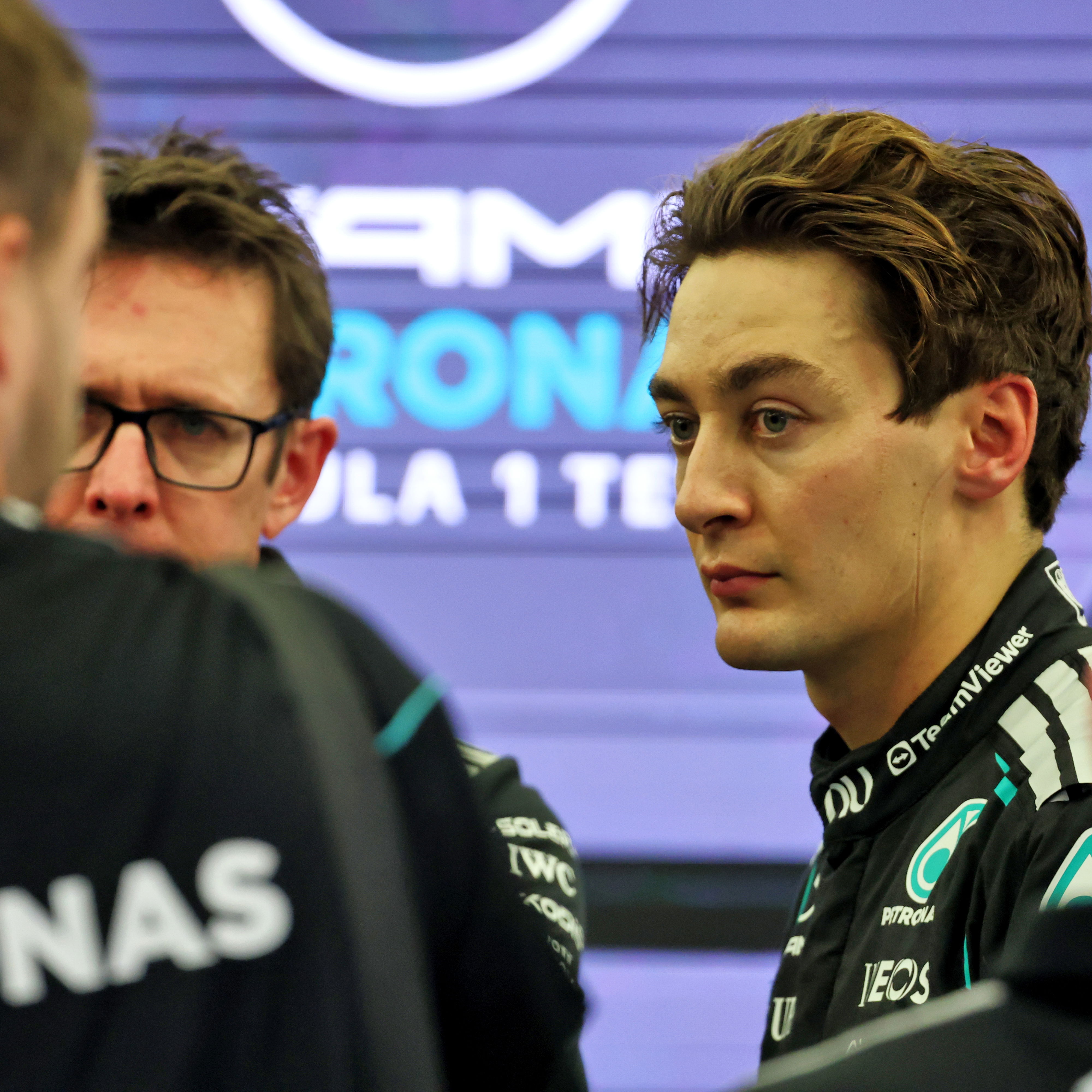 George Russell, Mercedes F1, 2026 Bahrain test