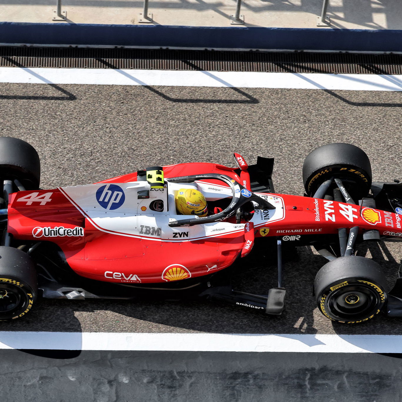 Lewis Hamilton, Ferrari, 2026 Bahrain F1 test