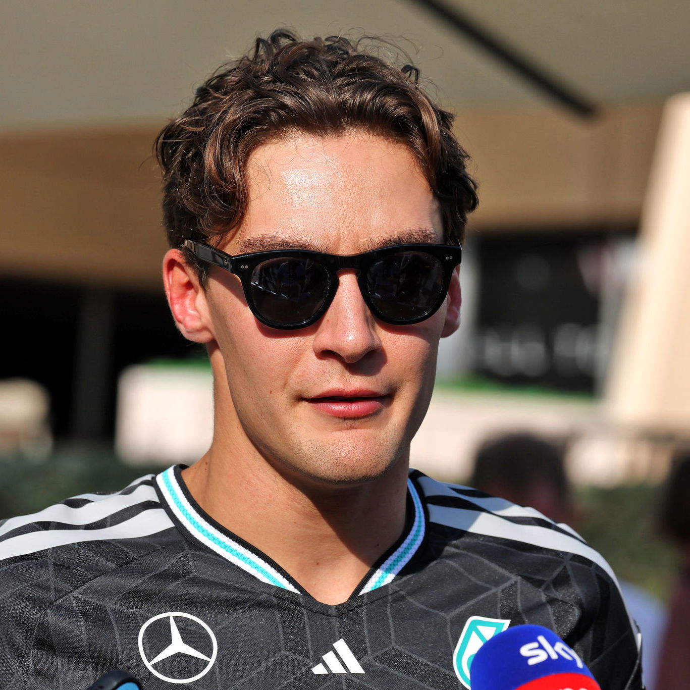 George Russell, Mercedes F1, 2026 Bahrain test