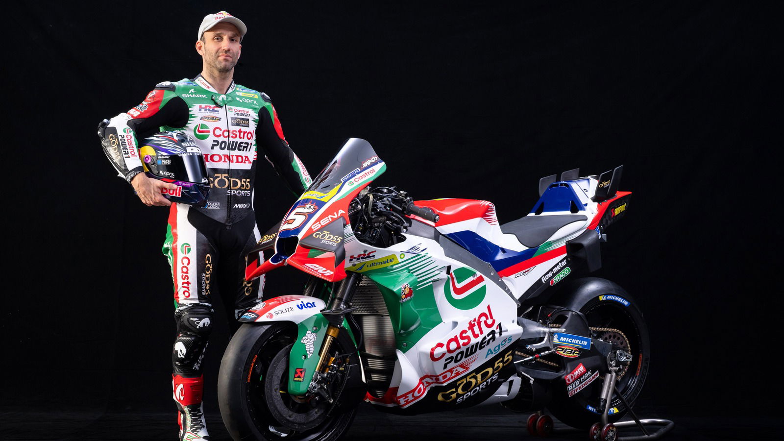 Johann Zarco's 2026 Castrol Honda LCR MotoGP colours.