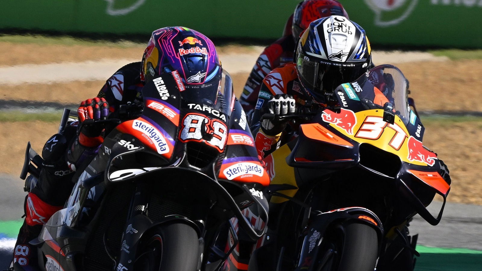 Jorge Martin, Pedro Acosta, Marc Marquez, 2026 Thailand MotoGP.