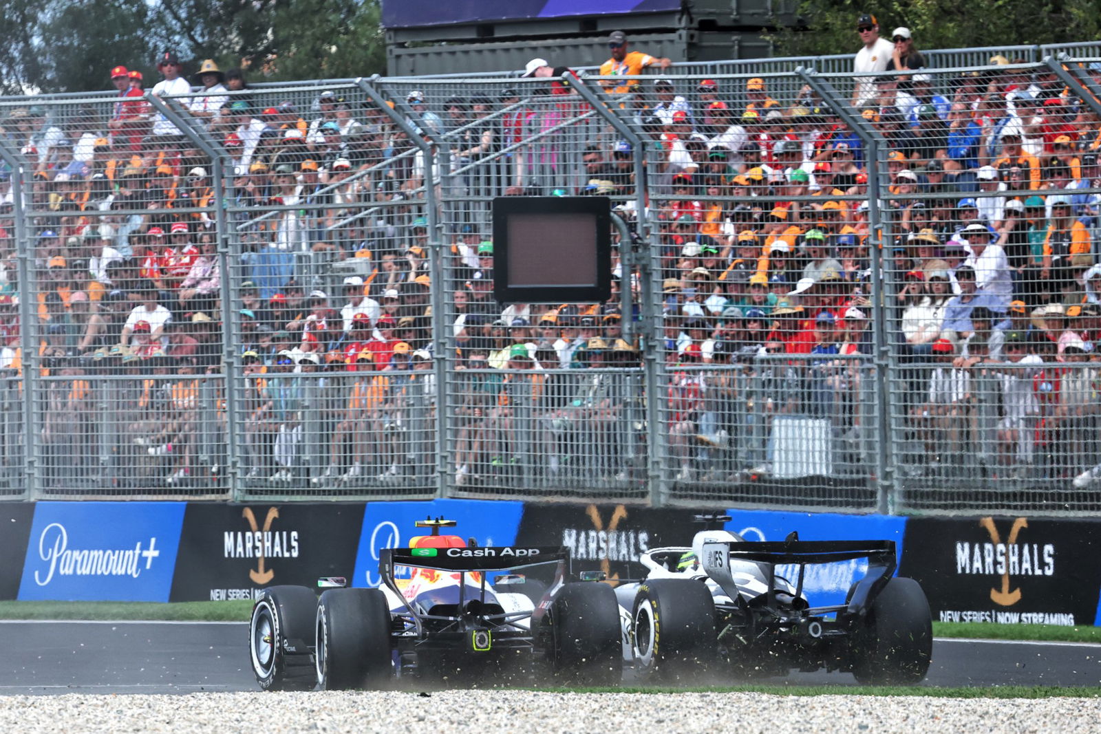 Las cosas se calentaron entre Lawson y Pérez