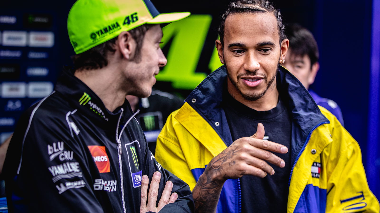 VIDEO: First footage emerges of Hamilton-Rossi swap