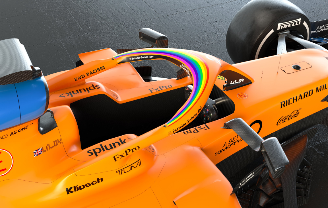 Mclaren Mcl35 Shows Off Its Pride With Tweaked Livery For F1 2020 F1 News