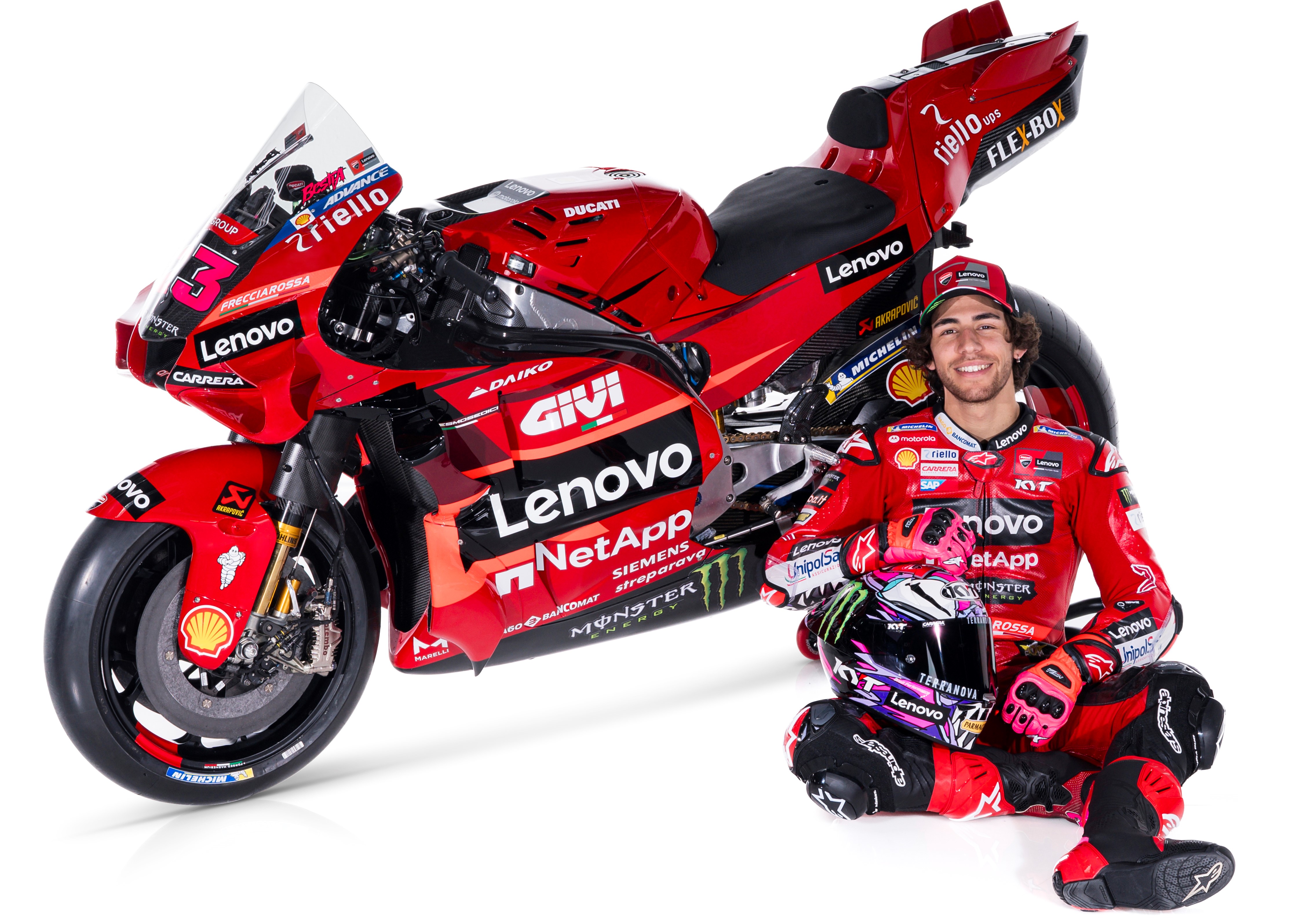 Enea Bastianini 2023 Ducati colours