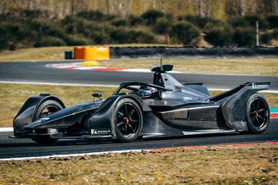 Mercedes' Formula E car makes track debut