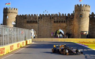 Leclerc heads dominant Ferrari 1-2 in Azerbaijan GP FP2