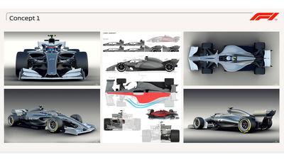 F1 reveals concept car designs for 2021 