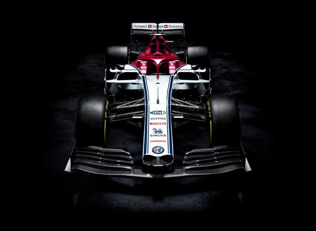 Alfa Romeo’s 2019 F1 car officially unveiled