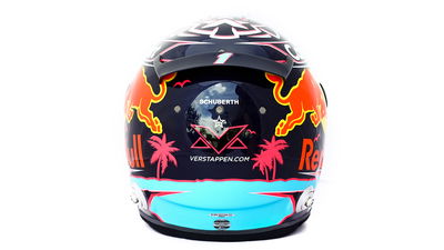 Verstappen reveals spectacular F1 helmet for Miami GP