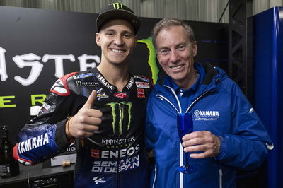 Lin Jarvis and Fabio Quartararo (Yamaha)