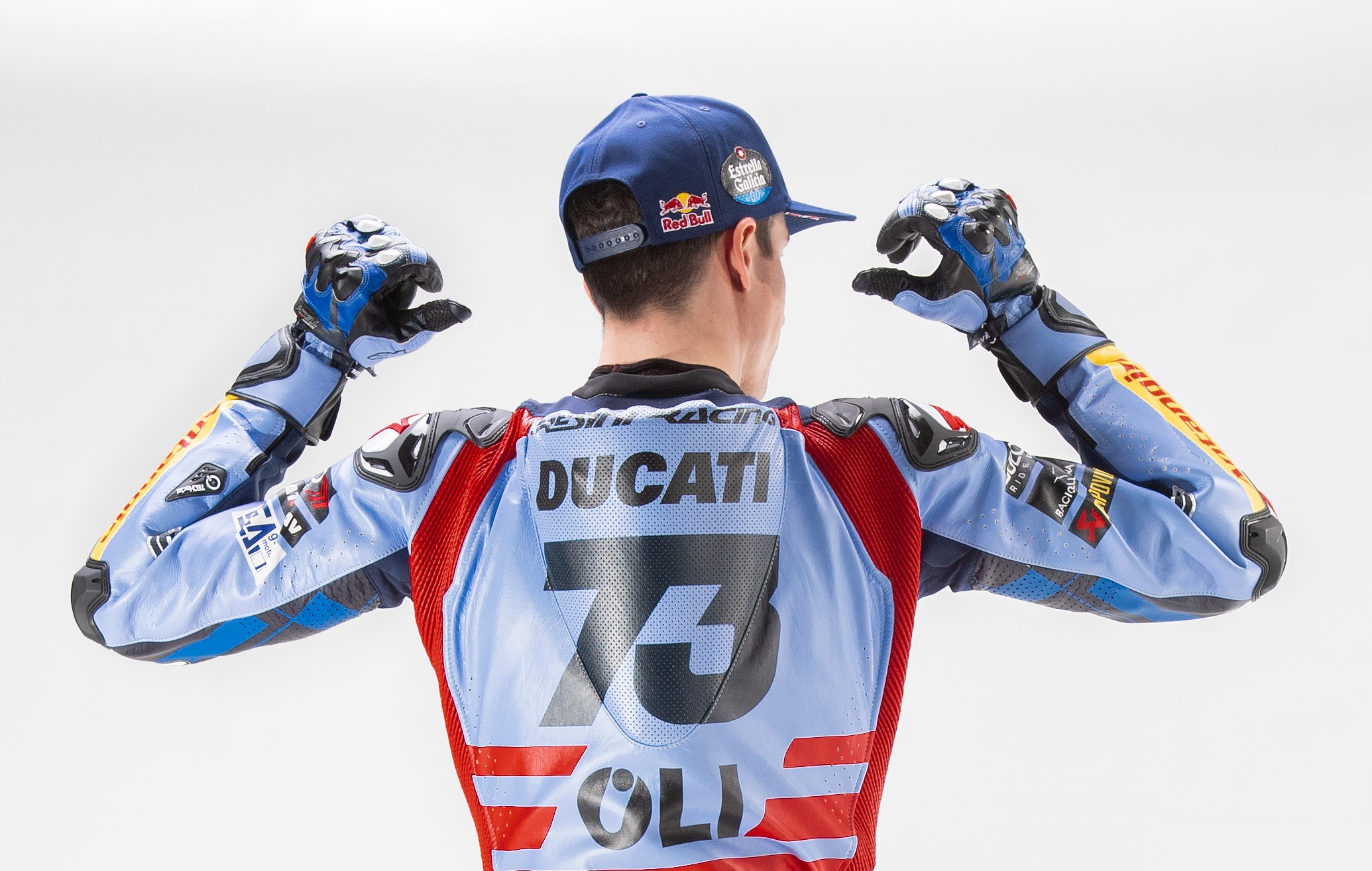 Alex Marquez di Gresini Ducati colours