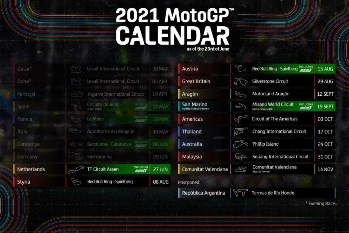 Official date for Americas MotoGP announced, Japanese GP cancelled