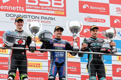 Donington Park, 2023, Podium 3, O'Halloran, Iddon, Brookes, Showdown