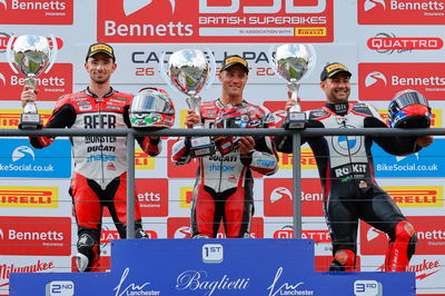 Cadwell Park, 2023, Race 3, podium, Irwin, Haslam , Bridewell ,BSB, BMW,British Superbikes, Ducati