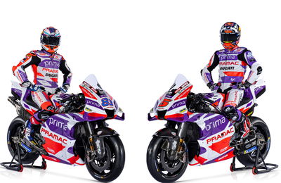 Johann Zarco, Jorge Martin in 2023 Pramac Ducati livery