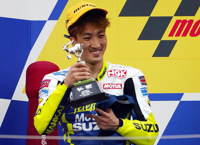 Akira Ryo, peringkat ke-2 di MotoGP Jepang 2002