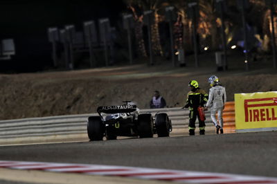 Leclerc heads Ferrari 1-2 as Verstappen retires in Bahrain GP