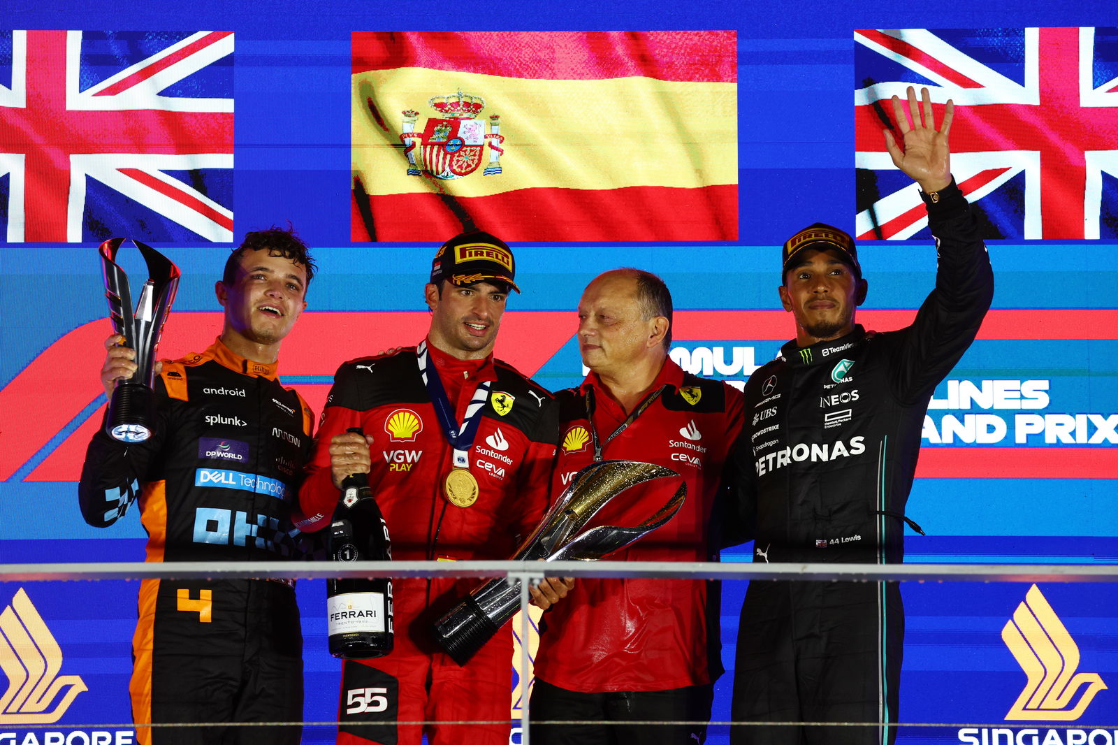 Mengacu ke Data, Mercedes Seharusnya Finis 1-2 di Singapura