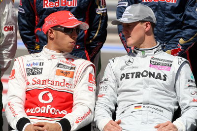 Lewis Hamilton, Michael Schumacher, McLaren, Mercedes, F1,